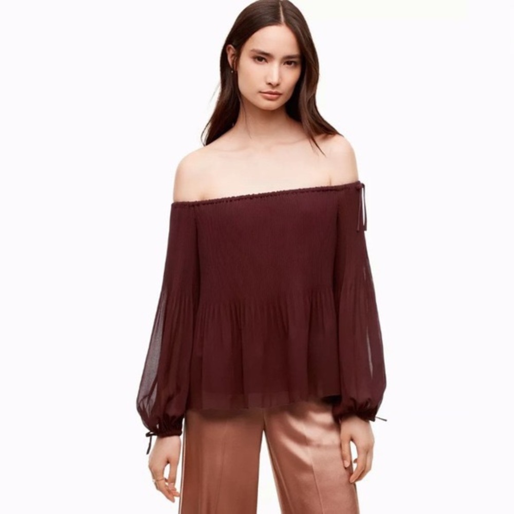 Wilfred off-the-shoulder blouse
